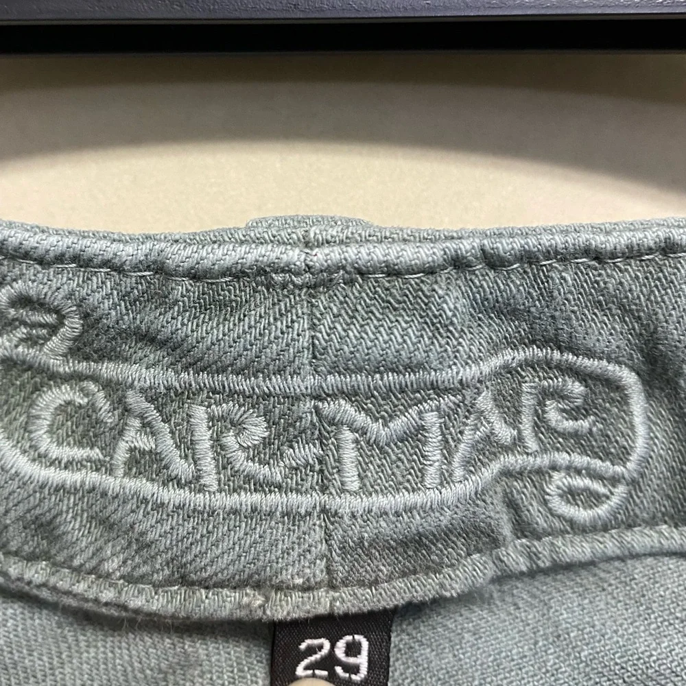 Car Mar Carmar Women’s Jeans Size 29 Ombré Straight Skinny Zip Ankle Low Rise
